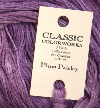 Plum Paisley