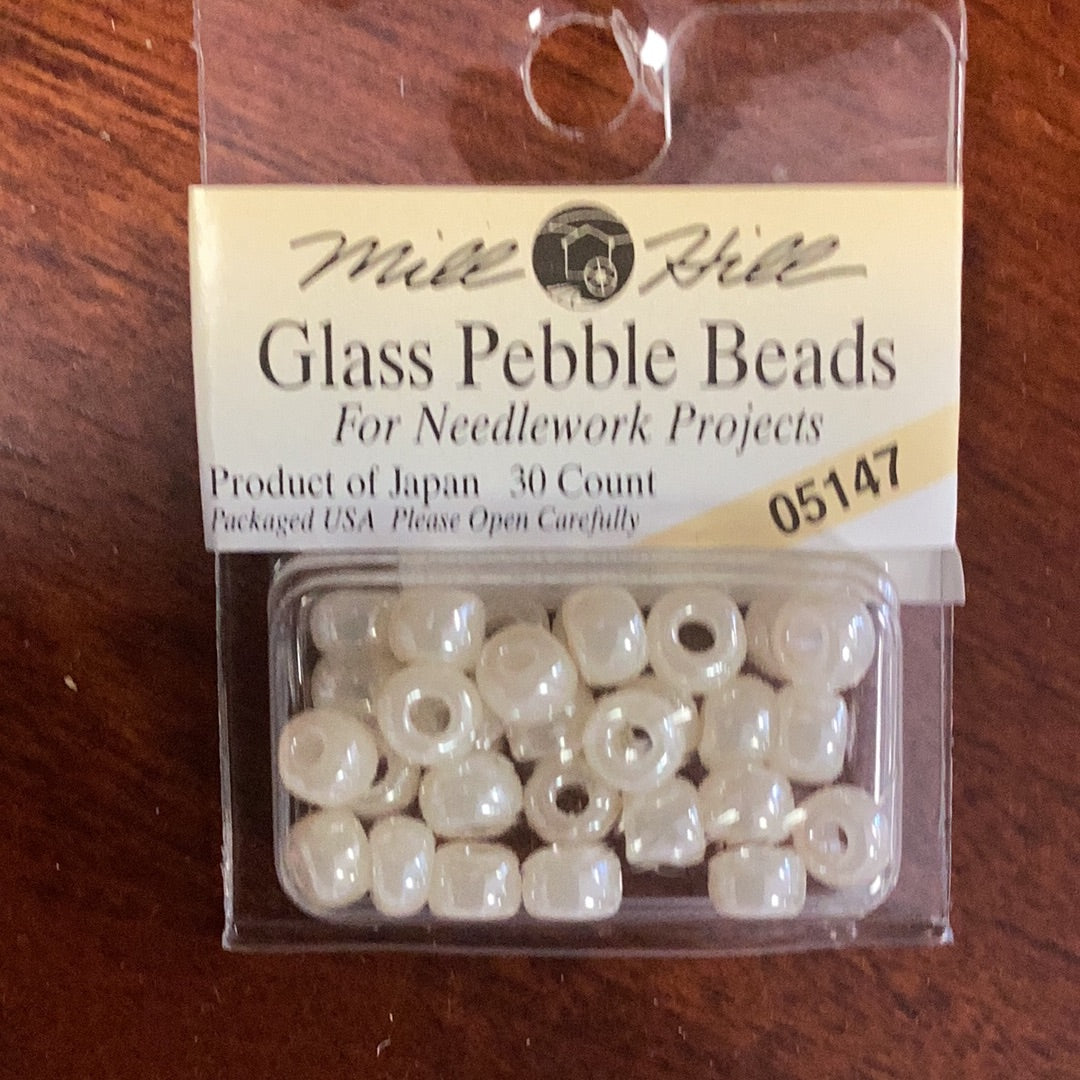 Glass Pebble Beads 05147