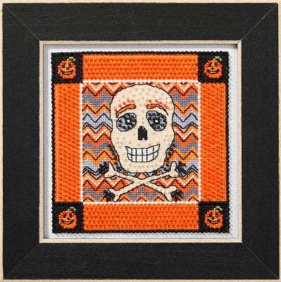 Skull Buttons and Beads Kit by Mill Hill