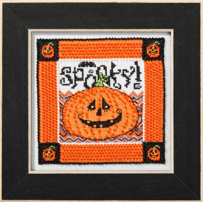 Spooky Pumpkin Buttons and Beads Kit by Mill Hill