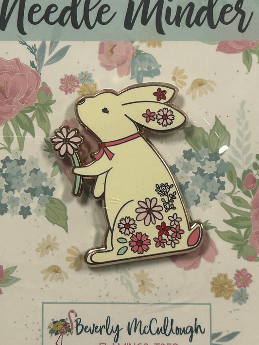 Floral Bunny Needle Minder