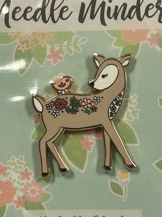Floral Deer Needle Minder