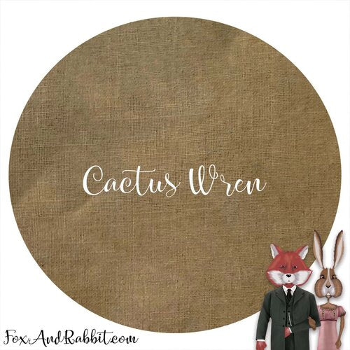 40 count Cactus Wren Linen