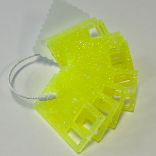 Neon Yellow Sparkle Sooz Drops