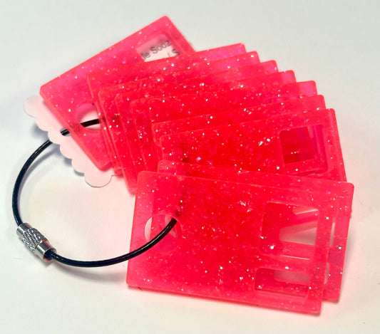 Neon Pink Sparkle Sooz Drops