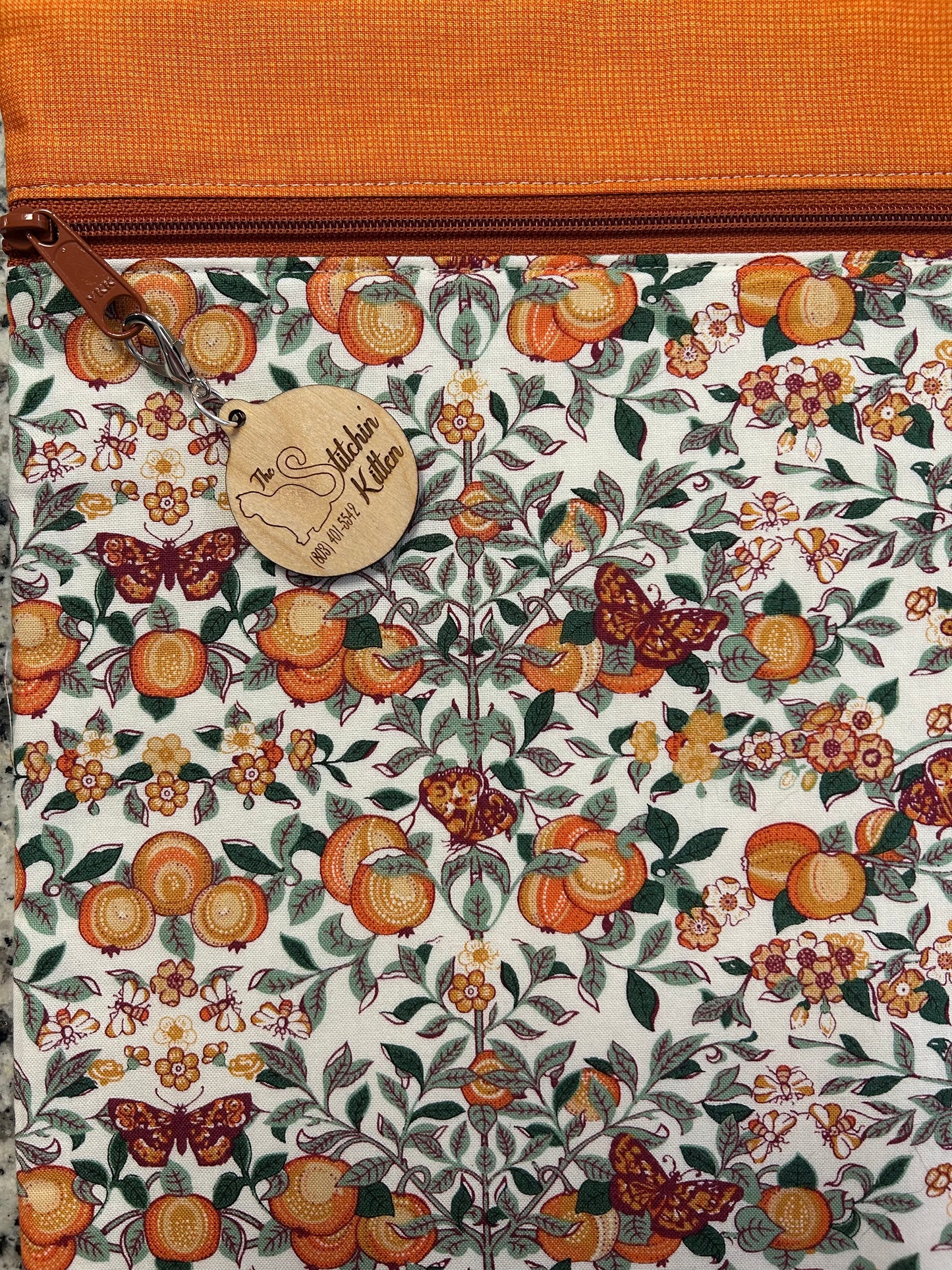 Orange Blossoms Project Bag