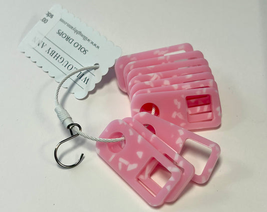 Pink Speckles Solo Drops