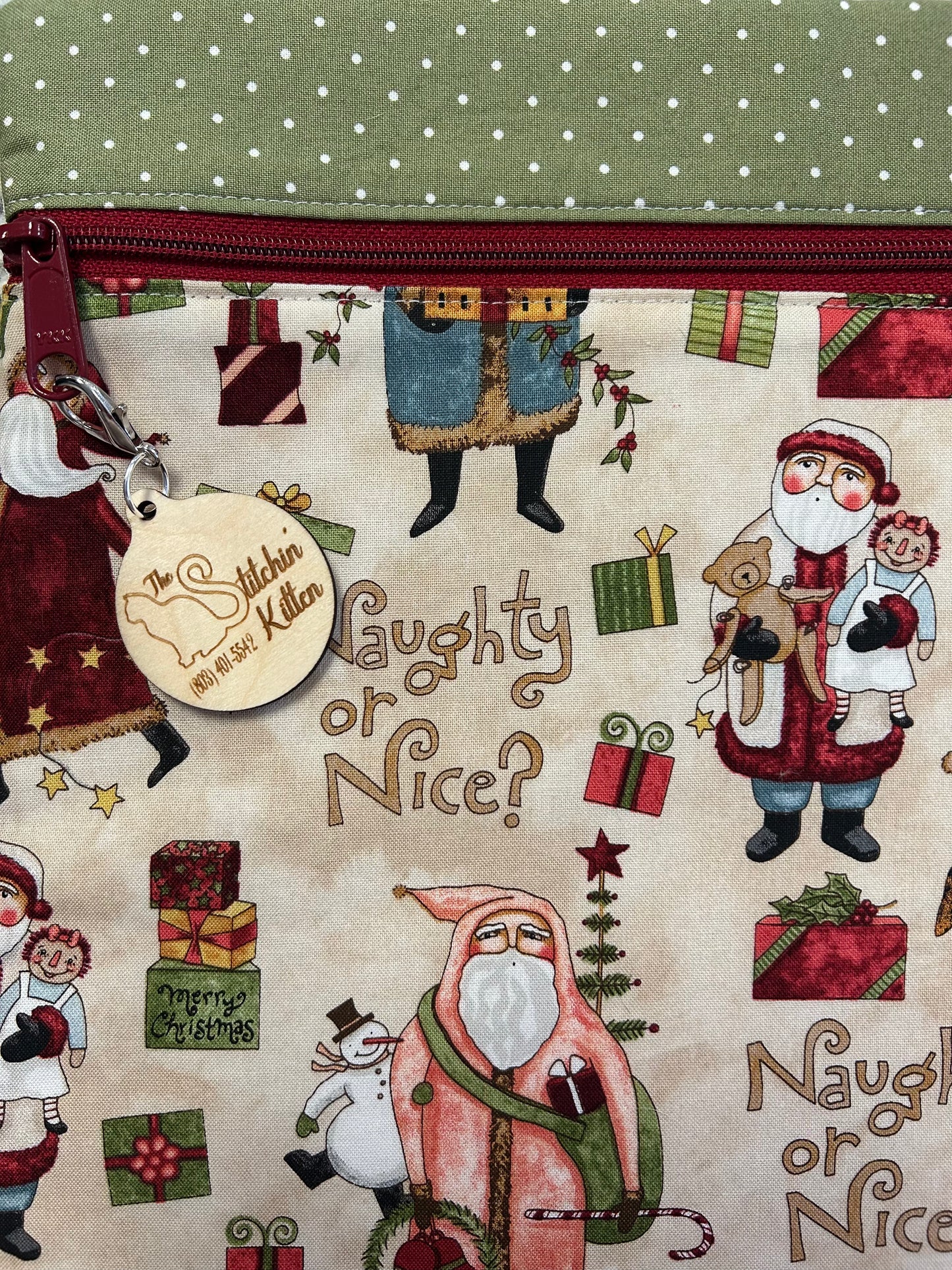 Naught or Nice Large Project Bag
