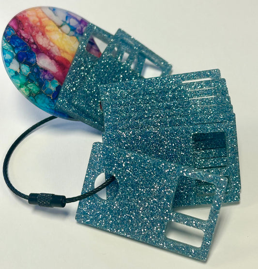 Blue Glitter Sooz Drops
