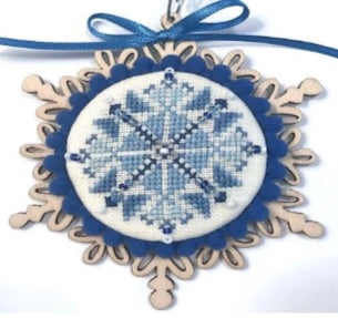 Blue Snowflake Ornament Kit