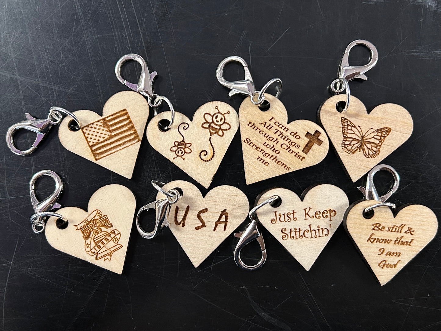 TRUNK SHOW Wooden Zipper Pull