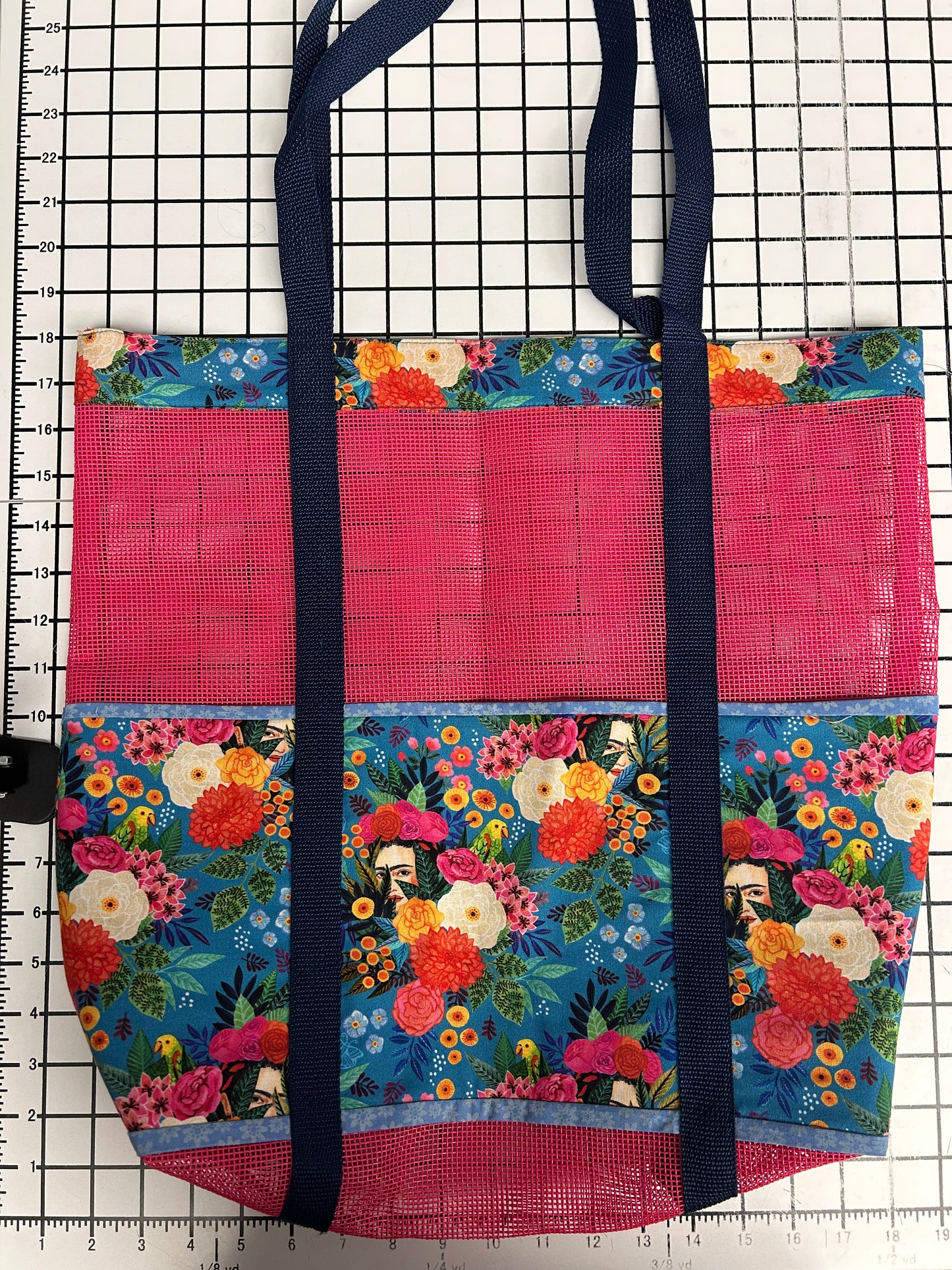 Frida Kahlo Large Mesh Tote