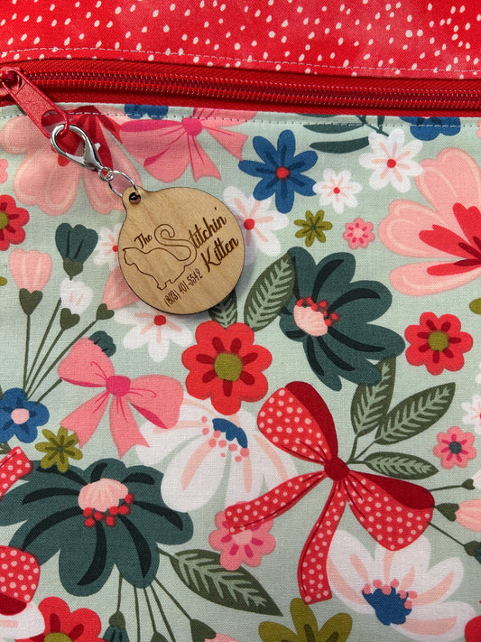 Flowers and Bows Project Bag