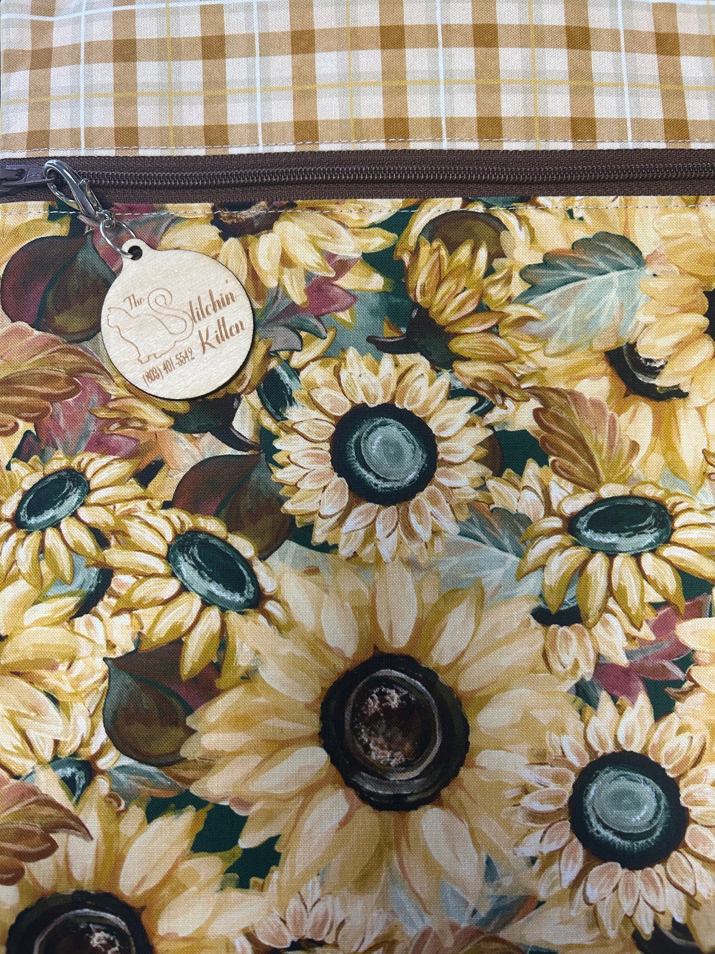 Sunflowers Small Project Bag
