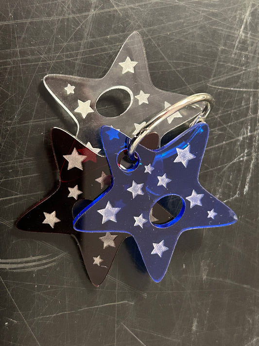 TRUNK SHOW Star Acrylic Thread Drops