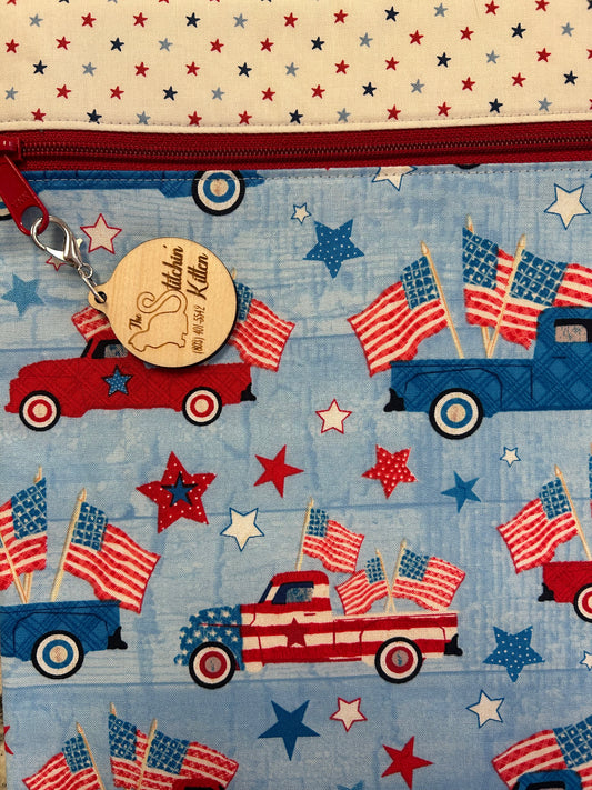 Patriotic Trucks Project Bag