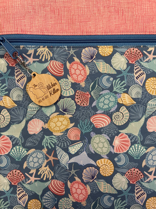 Critters & Shells Large Project Bag