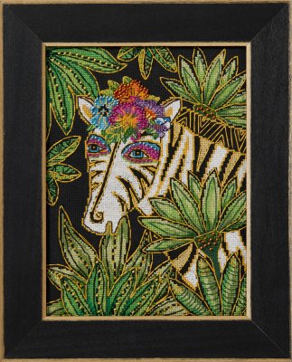 Zebra Laurel Burch by Mill Hill Kit