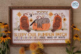 Sleepy Owl Pumpkin Patch