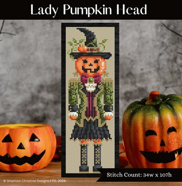 PREORDER Lady Pumpkin Head