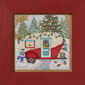 Christmas Camper Buttons and Beads Kit by Mill Hill