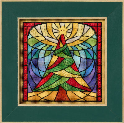 Stained Glass Tree Buttons and Beads Kit by Mill Hill