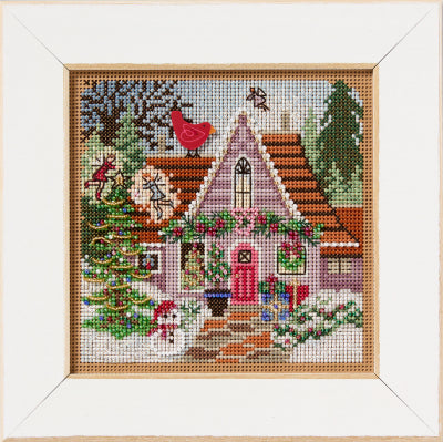 Festive Fairy Cottage Buttons and Beads Kit by Mill Hill