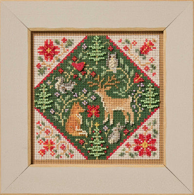 Forest Folk Art Buttons and Beads Kit