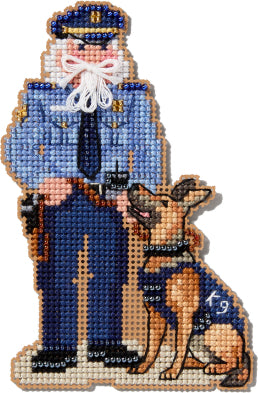 Police Officer Santa Kit by Mill Hill