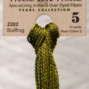 Weeks 2202- Bullfrog Perle Cotton