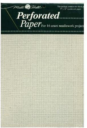 Perforated Paper - 18 Count White