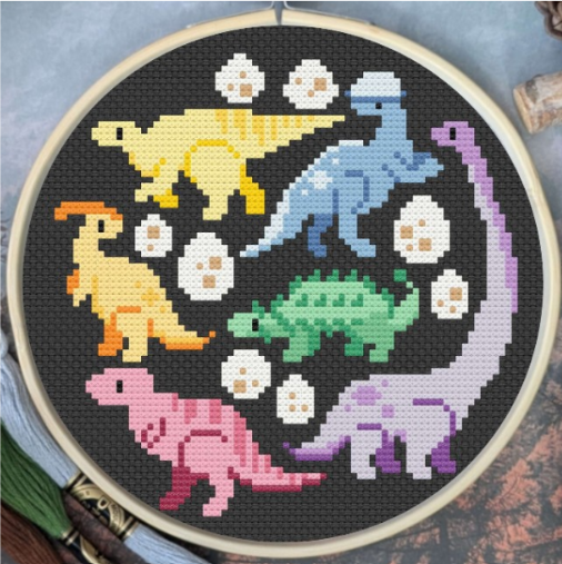 PREORDER Pastel Dinosaurs