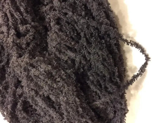 Licorice Finishing Eyelash Chenille