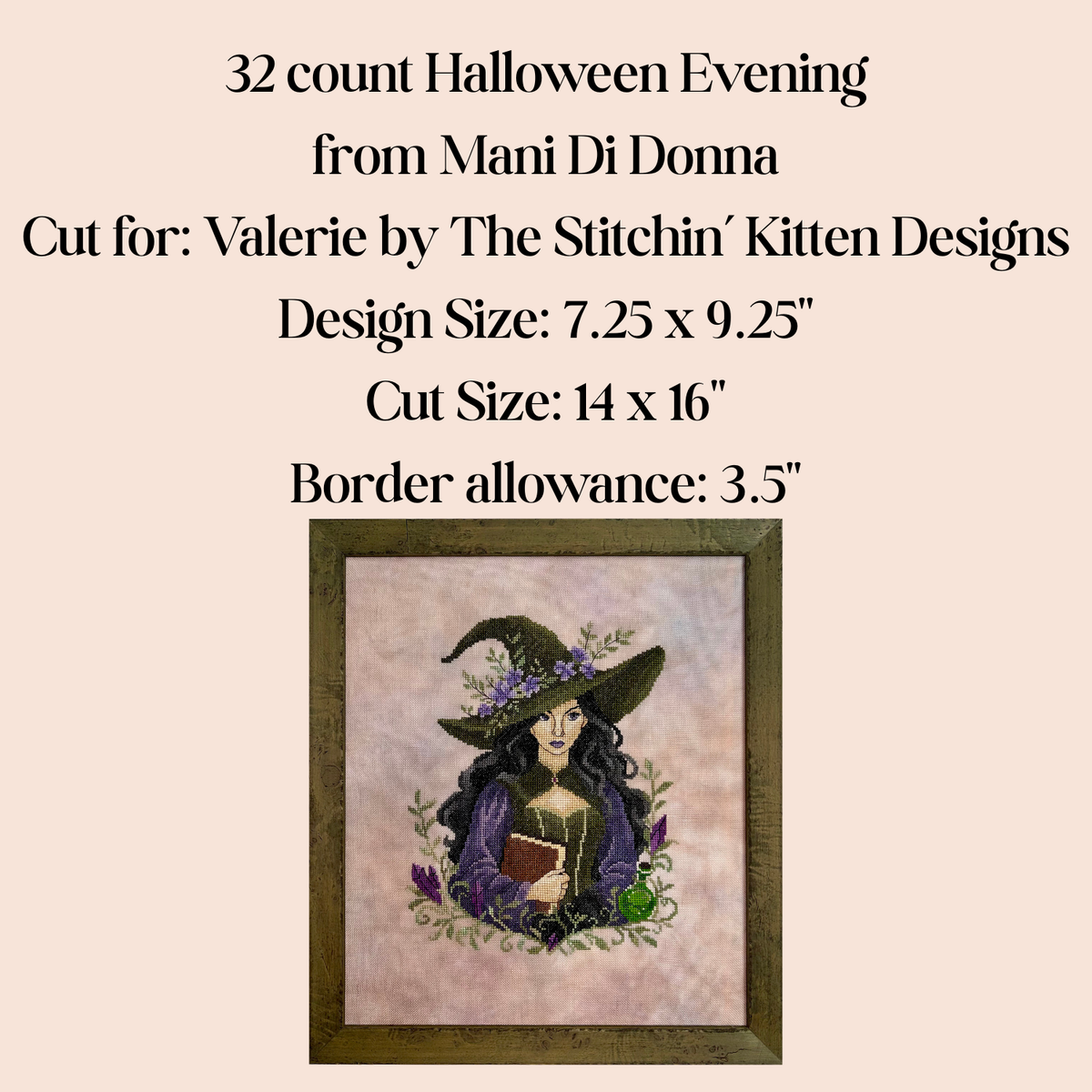 32 count Halloween Evening Linen FAT EIGHTH