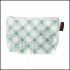 Jade Plaid Mini Project Bag
