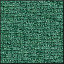 11 Count Christmas Green Damask Aida