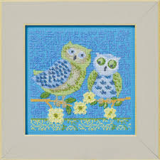 Summer Owls Debbie Mumm Buttons and Beads Kit by Mill Hill