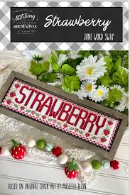 June Word Swap: Strawberry