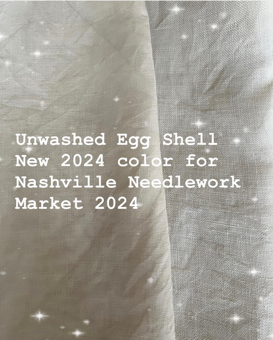 36 Count Unwashed Egg Shell Linen