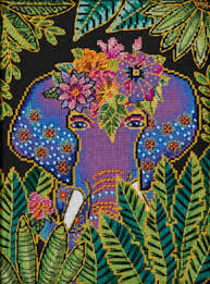 Elephant Laurel Burch by Mill Hill Kit