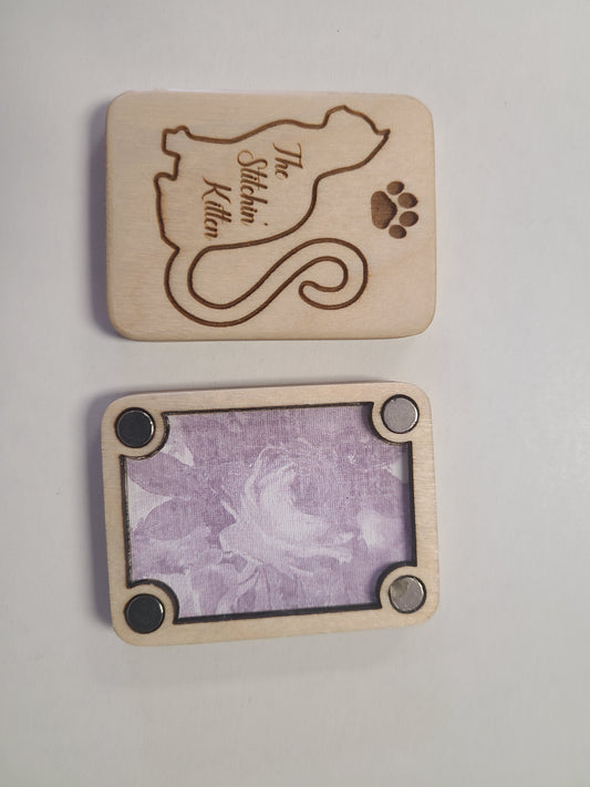 The Stitchin' Kitten Wooden Needle Case