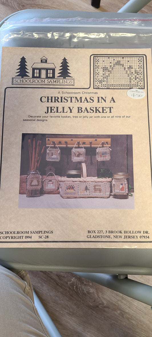 Christmas in a Jelly Basket