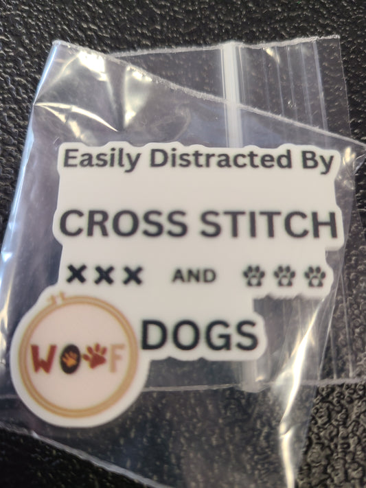 Cross Stitch and Dogs Needle Minder