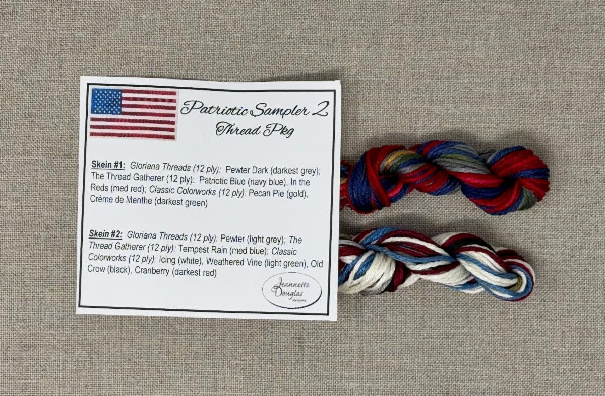 Patriotic Sampler 2 THREAD PACK