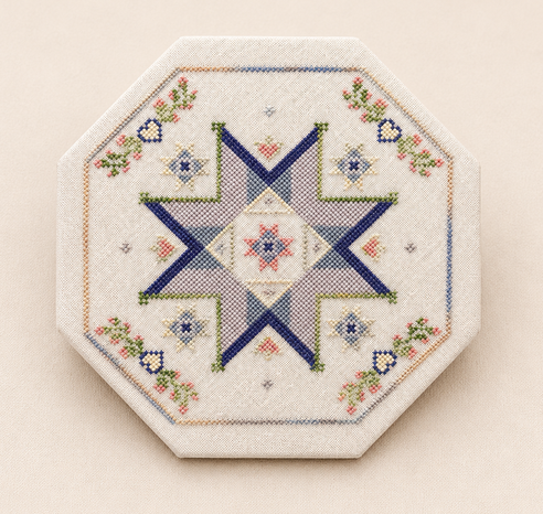PREORDER Quaker Star Sewing Box- Stitch in Harmony