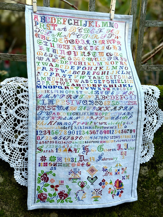 Sarah Hofer 1947 - A Hutterite Sampler Reproduction