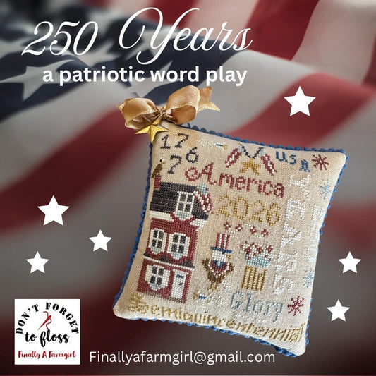 250 Years a patriotic word play