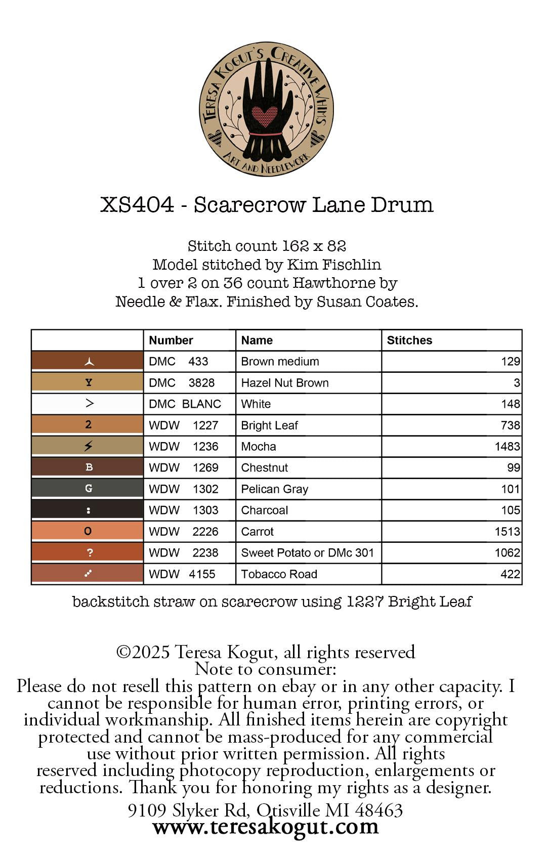 PREORDER Scarecrow Lane Drum