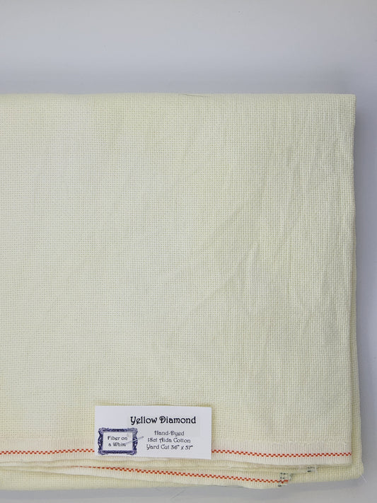 32 Count Yellow Diamond Linen