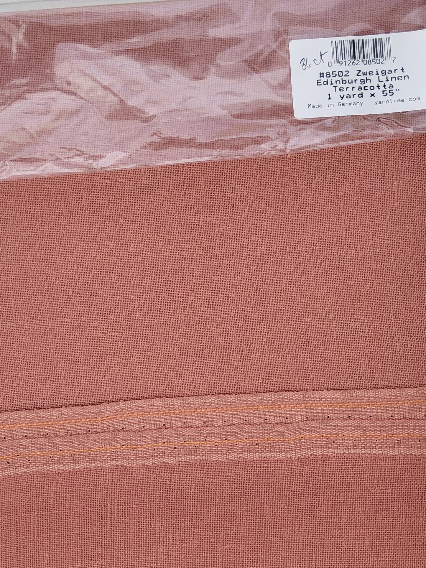 36 Count Terracotta Zweigart Linen